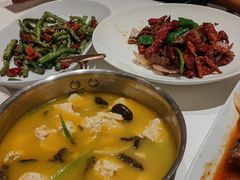 羊肚菌炖老豆腐-香料集市新疆餐厅·清真聚餐(成都远洋太古里店)
