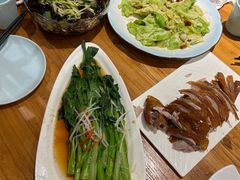 白灼菜心-新興传承烤鸭