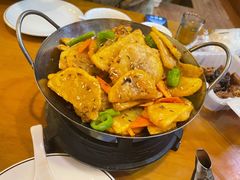干锅土豆片-鹤乡东北菜(崮山路店)