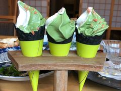 抹茶双拼冰淇淋-隐泉京望日式料理(太和广场店)