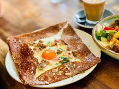 鸡蛋蘑菇熏肉荞麦可丽饼-RAC BAR(安福路店)