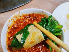 香菜卷-四川乐山大佛长春泥锅涮串(四分局店)
