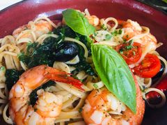 西班牙精选海鲜大虾铁板饭-BROWNSTONE布朗石西班牙餐厅(富城店)