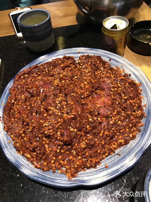 蓉城瓦房川味火锅(穿金路店)麻辣牛肉图片