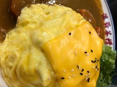 咖喱芝士滑蛋饭-港爺茶檔·茶餐厅(东晓南路店)