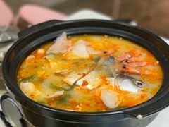 糟粕醋海鲜锅-香香海南菜餐厅