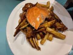梭子蟹炒年糕-章吴记喜瑞餐厅(东东城店)