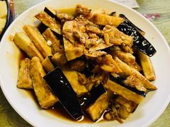 蛤蜊肉拌茄子-华春餐馆(鱼山路店)