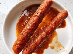 火腿肠-洞庭洲·防空洞火锅·铜锅涮肉·烧烤(新百广场店)