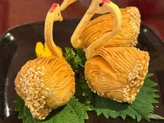 鲍鱼天鹅酥-白天鹅宾馆-玉堂春暖餐厅