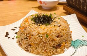 Black Pepper Beef Tongue Fried Rice