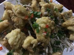 椒盐九肚鱼-强记荔枝柴烧鸡(同辉路店)
