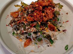 树皮菜拌鸡枞菌-胡麻(静安嘉里店)