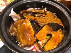 茄子烧带鱼-皇城根北京风味主题餐厅(滨海万达店)