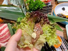 烤肉配菜-明洞阿姨·韩式酱蟹烤肉·创意料理(三元桥店)