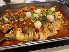 荔枝香辣清江鱼-鱼酷活鱼烤鱼(恒隆广场店)