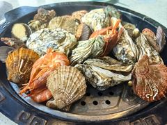 老灶蒸汽海鲜锅-巧克力渔家.小船海鲜家常菜(万平口店)