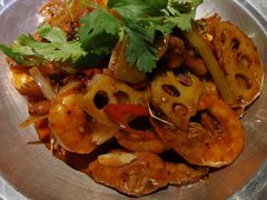 干锅香辣虾-吕氏疙瘩汤·新鲁菜(新贵和店)