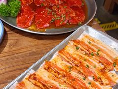 -明洞阿姨·韩式酱蟹烤肉·创意料理(三元桥店)