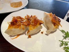 白芦笋樱花虾虾肉锅贴-杭州西子湖四季酒店·金沙厅