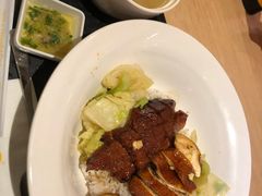 蜜汁叉烧拼油鸡饭-大家乐(广州荔湾领展广场店)