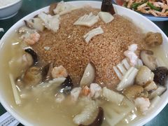 三鲜锅巴-北大地皖峰饭馆