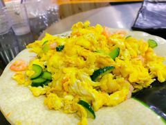 虾仁炒蛋-延边烧烤铁锅炖(万科店)