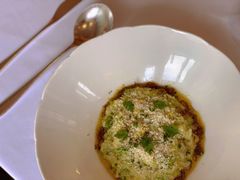 芦笋烩饭配蟹肉和香草-Jean Georges