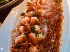 蒜蓉粉丝虾-绿茶餐厅(蓝色港湾店)