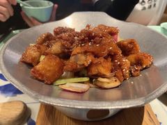 蒜香蜜汁排骨-绿茶餐厅(布吉万象汇店)