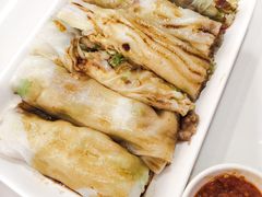 牛肉叉烧鸡蛋拼肠粉-香港威特瑞茶餐厅(小白楼音乐厅店)