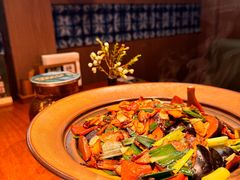 爆炒赤松茸黑牛肝菌-云海肴·汽锅鸡·云南菜(苏州中心店)