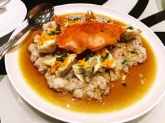 和乐蟹蒸手剁肉饼-广州文华东方酒店·江-由辉师傅主理