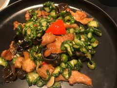 小脆瓜炒雪花猪肉-闽和南(深圳万象城店)