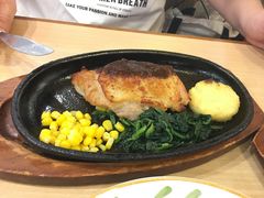 黑胡椒酱浇烤鸡排-萨莉亚意式餐厅(星海广场店)