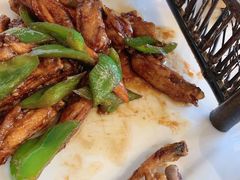 -东来菜馆•手抓海鲜家常菜•海鲜锅贴(鸽子窝店)