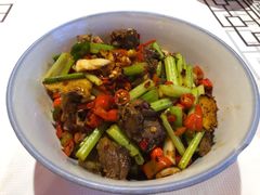 土芹菜炒拆骨肉-山涧肴·泉水煮活鱼(坂田店)