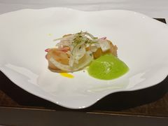香煎扇贝佐咖喱白花菜泥-王品牛排(合肥万象城店)