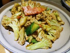 干锅有机菜花-吕氏疙瘩汤·海鲜新鲁菜(凯德mall新都心店)
