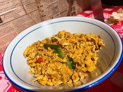 香醋炒土鸡蛋-荆九爷爆炒桥头三嫩(浙大店)