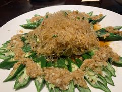 蒜蓉蒸秋葵-茶叁酒肆·楚味江湖(菱角湖店)