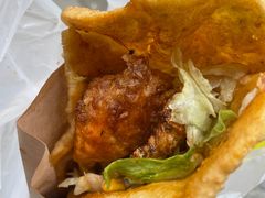 -小红车炸蛋葱油饼