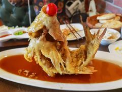 糖醋黄金鲤鱼-老牌坊鲁菜名店(宽厚里店)