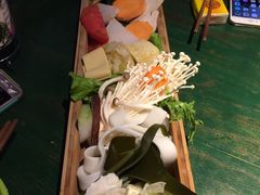 不限量免费青蔬-姑妈嫁妆涮羊排专业火锅(中央大街一店)