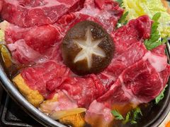 雪花牛肉寿喜锅-隐泉之语日式料理(王府中环店)