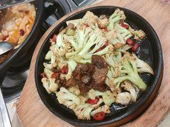 铁板有机花菜-李师傅脆肚(梅林店)