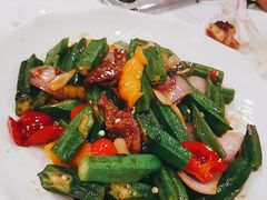 秋葵炒牛肉-广州酒家(文昌总店)