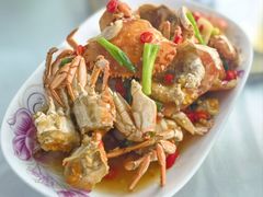 姜葱炒花蟹-众味海鲜大排档·活海鲜·潮汕味(南澳店)
