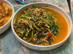 酸笋炒空心菜-浩海火燒雲傣家菜(静安芮欧店)
