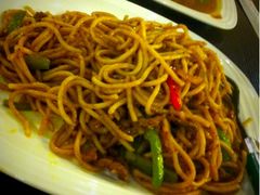 黑椒牛柳炒意面-米洛克欧洲蛋糕(西南路店)